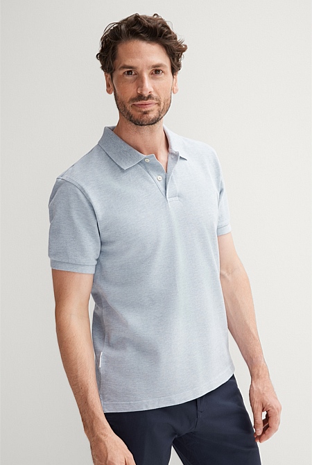 Cotton Pique Marle Polo