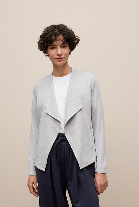 Bamboo Viscose Marle Jacket