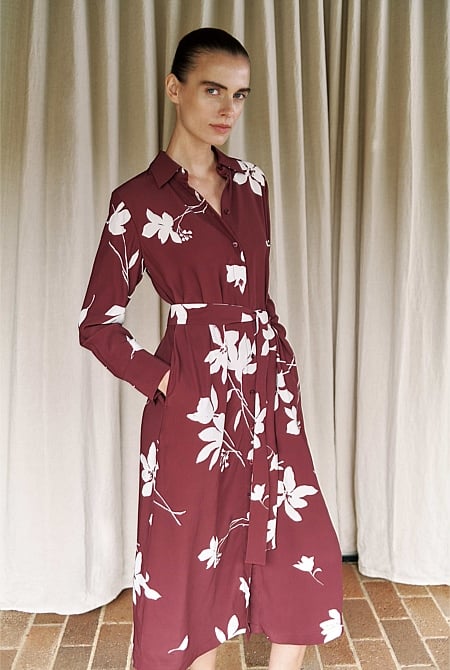 Wren Floral Shirt Dress