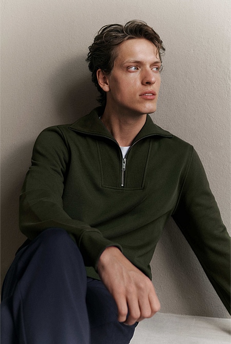 Half Zip Sweat