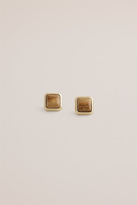 Nerina Stone Stud Earrings