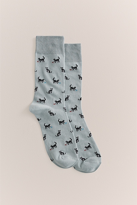 Black Cat Sock