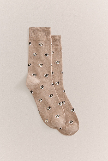 Bumble Bee Sock