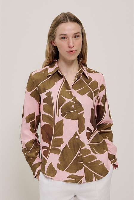 Solara Linen Long Sleeve Shirt