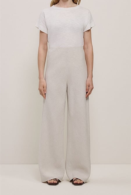 Yarn Dyed Linen Bias Pant Yarn Dyed Linen Bias Pant