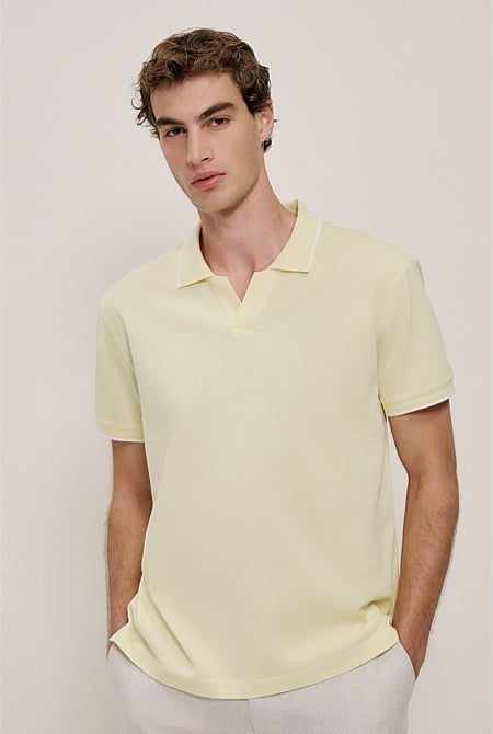 Mercerised Cotton Pique Polo Mercerised Cotton Pique Polo