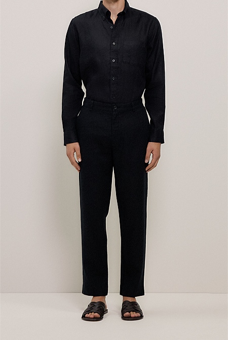 Linen Relaxed Tailored Pant Linen Relaxed Tailored Pant