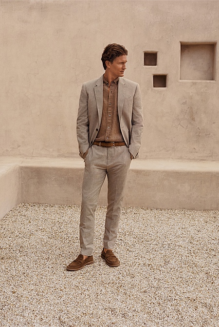 Regular Fit Delave Linen Shirt Regular Fit Delave Linen Shirt