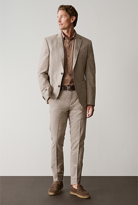 Regular Fit Delave Linen Shirt Regular Fit Delave Linen Shirt