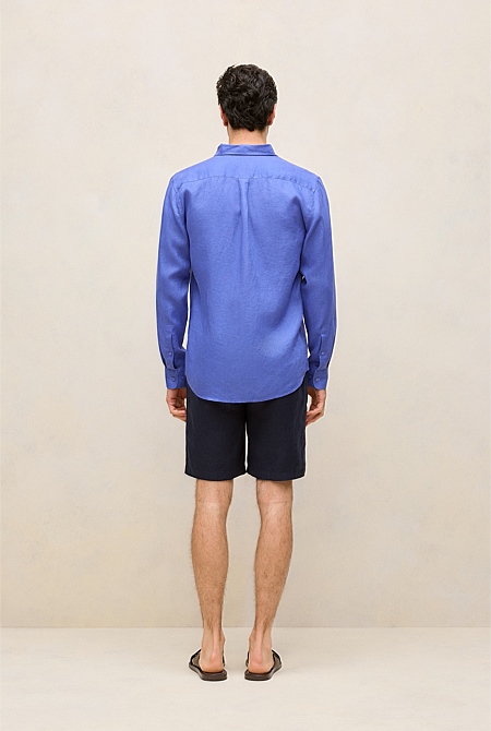Regular Fit Linen Classic Long Sleeve Shirt Regular Fit Linen Classic Long Sleeve Shirt