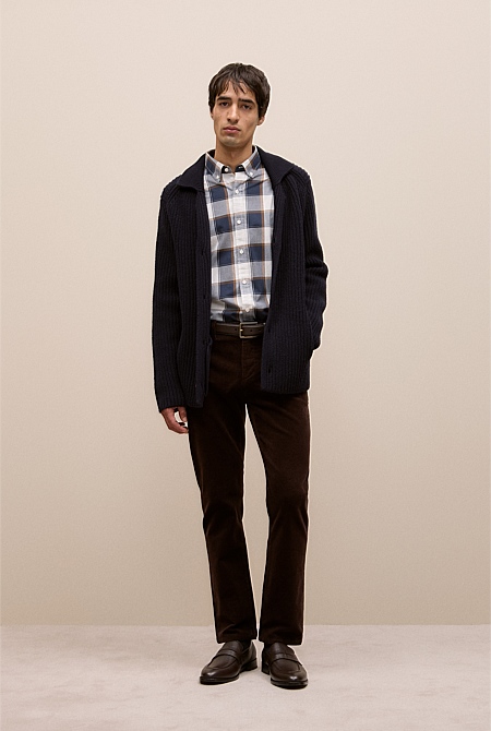 Regular Fit Brushed Check Shirt Regular Fit Brushed Check Shirt