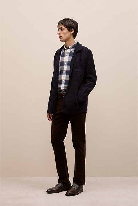 Regular Fit Brushed Check Shirt Regular Fit Brushed Check Shirt