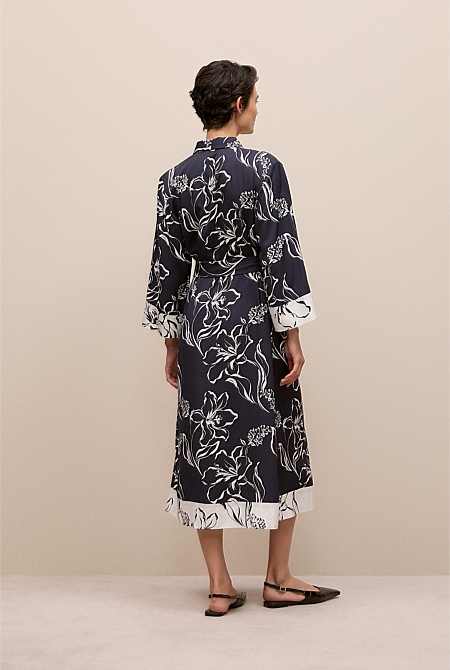 Iluna Spliced Shirt Dress Iluna Spliced Shirt Dress