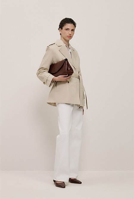 Short Belted Trench Coat Short Belted Trench Coat