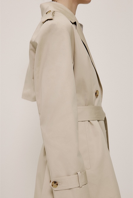 Short Belted Trench Coat Short Belted Trench Coat