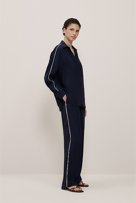 Piping Detail Pull On Pant Piping Detail Pull On Pant