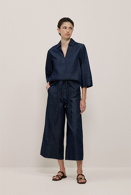 Soft Denim Culotte Soft Denim Culotte