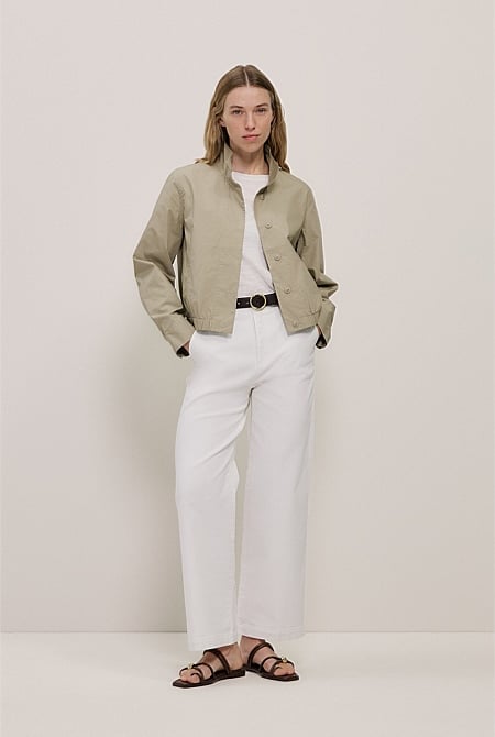 Funnel Neck Bomber Jacket Funnel Neck Bomber Jacket