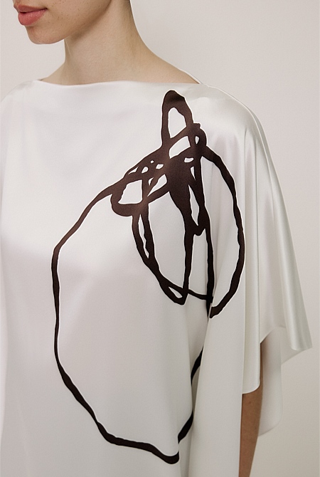 Camie Lyons x Trenery Silk Top Camie Lyons x Trenery Silk Top