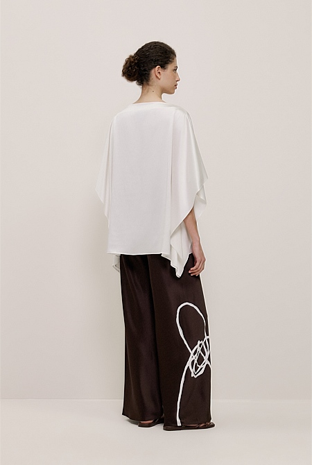 Camie Lyons x Trenery Silk Top Camie Lyons x Trenery Silk Top
