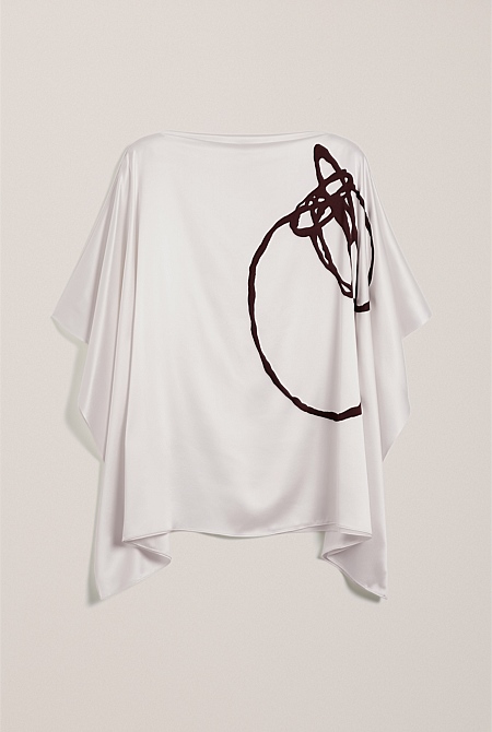 Camie Lyons x Trenery Silk Top Camie Lyons x Trenery Silk Top