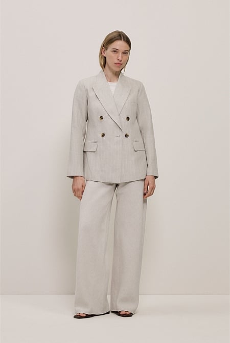 Yarn Dyed Linen Bias Pant Yarn Dyed Linen Bias Pant