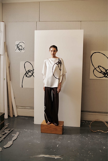 Camie Lyons x Trenery Silk Pant Camie Lyons x Trenery Silk Pant