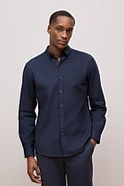 Regular Fit Cotton Monogram Oxford Shirt