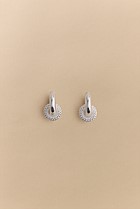 Rava Drop Hoop Earrings