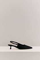 Solenne Pony Hair Kitten Heel