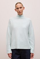 Alpaca Merino Blend Relaxed Mock Neck