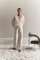 Pintucked Pull On Pant