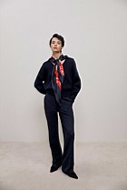 Merino Open Collar Knit