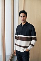 Bold Stripe Monogram Rugby