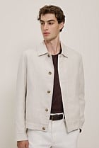 Linen Harrington Jacket
