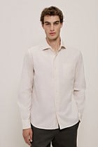 Garment Dyed Cotton Twill Shirt