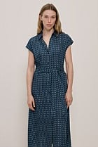 Cavelle Cap Sleeve Shirt Dress