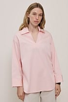 Poplin Relaxed Longline Shirt