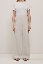 Yarn Dyed Linen Bias Pant
