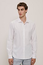 Cotton Poplin Tailored Fit Shirt
