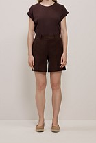Stretch Linen Blend Short
