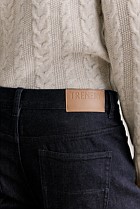 Relaxed Fit Dark Wash Jean