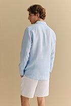 Tailored Fit Delave Linen Long Sleeved Shirt