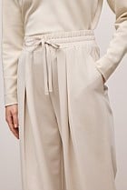 Ponte Drawcord Wide Leg Pant
