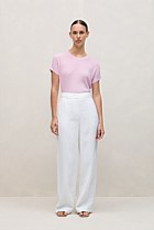 Linen Pintucked Pant