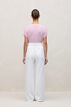 Linen Pintucked Pant