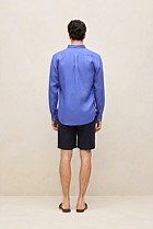 Regular Fit Linen Classic Long Sleeve Shirt