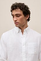 Regular Fit Linen Classic Long Sleeve Shirt