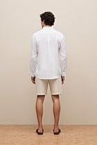 Regular Fit Linen Classic Long Sleeve Shirt