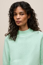 Boucle Mock Neck